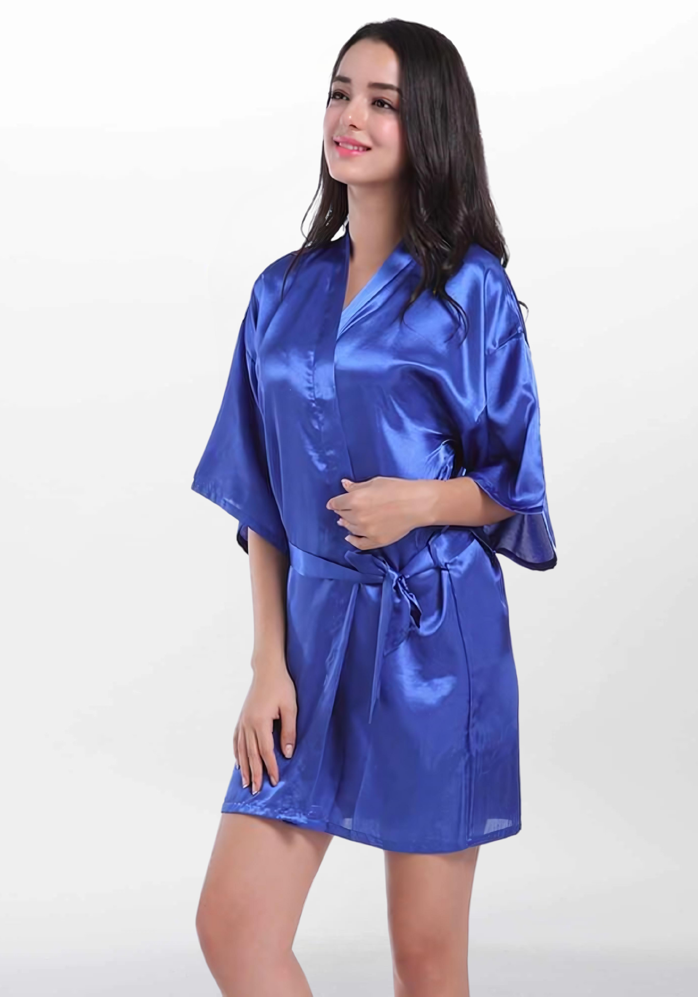 Robe de chambre satin pas cher