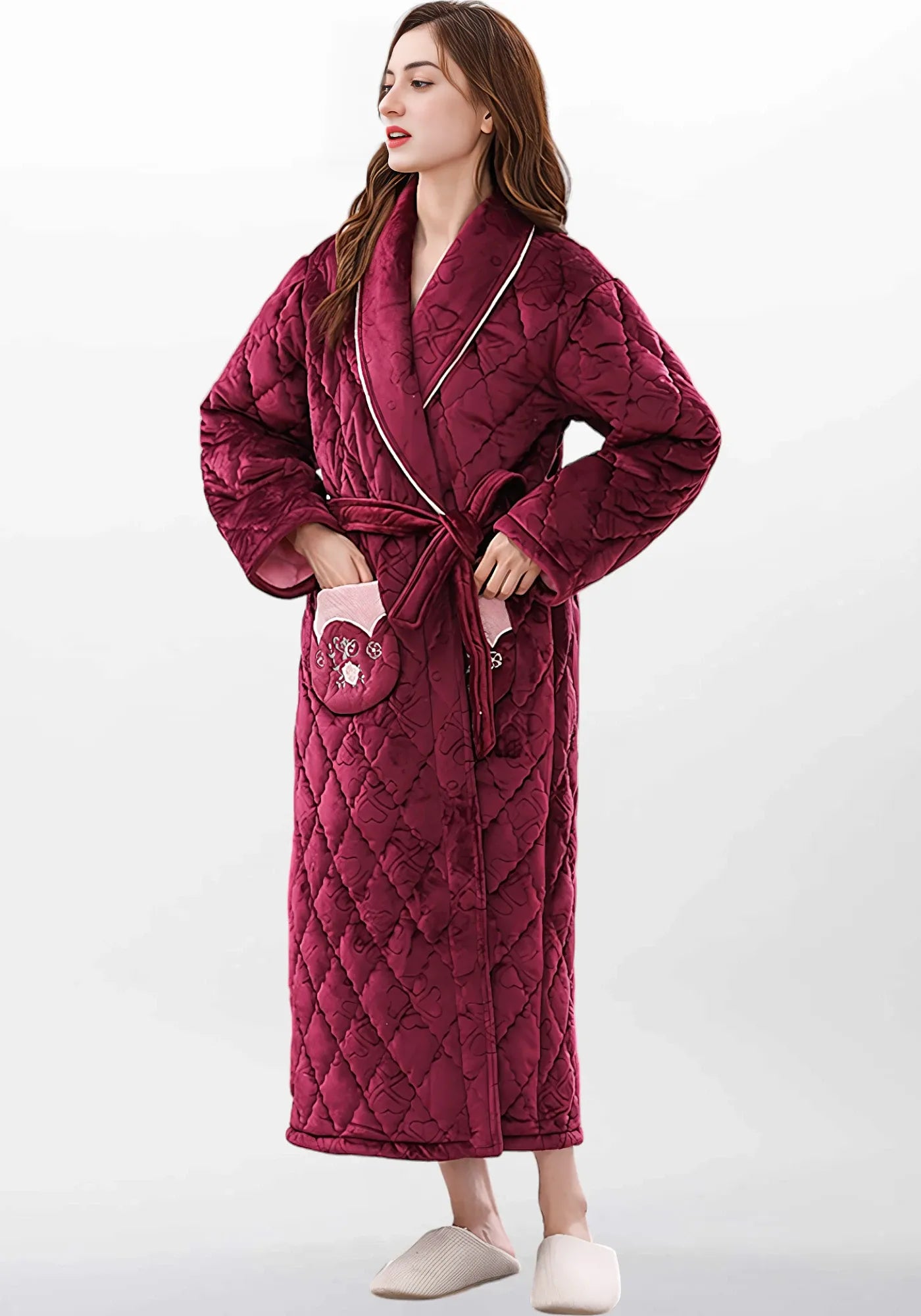 Robe de chambre très chaude pour femme