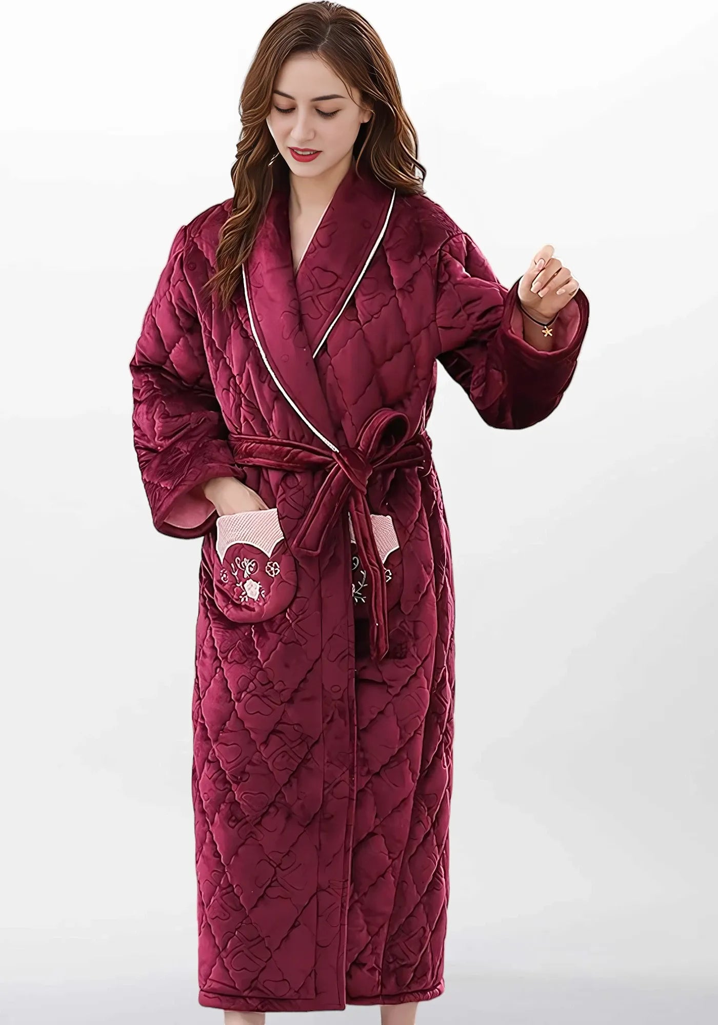 Robe de chambre très chaude pour femme