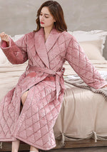 Robe de chambre velours femme grande taille - Vignette | Ma robe de chambre