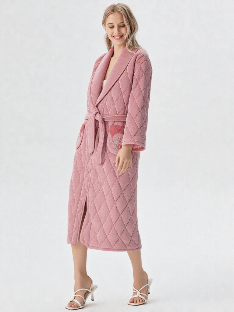 Robe de chambre velours femme grande taille - Ma robe de chambre