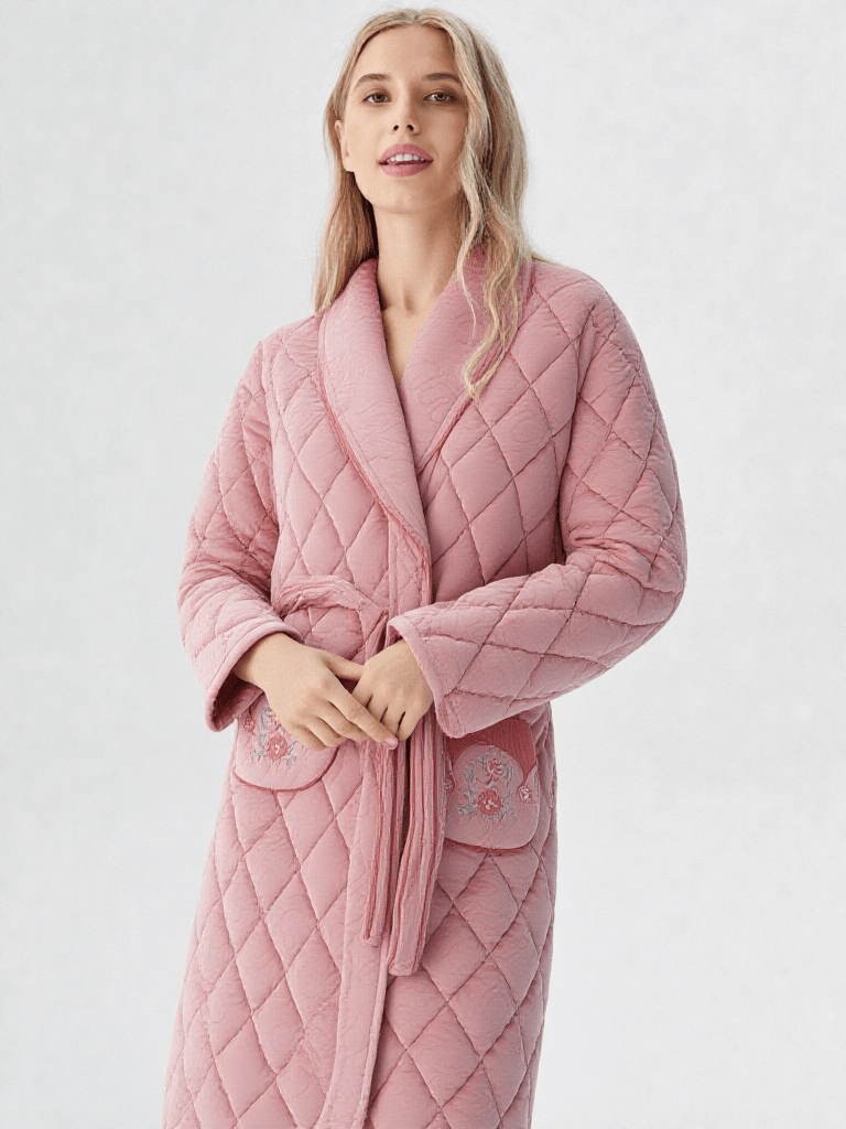 Robe de chambre velours femme grande taille - Ma robe de chambre