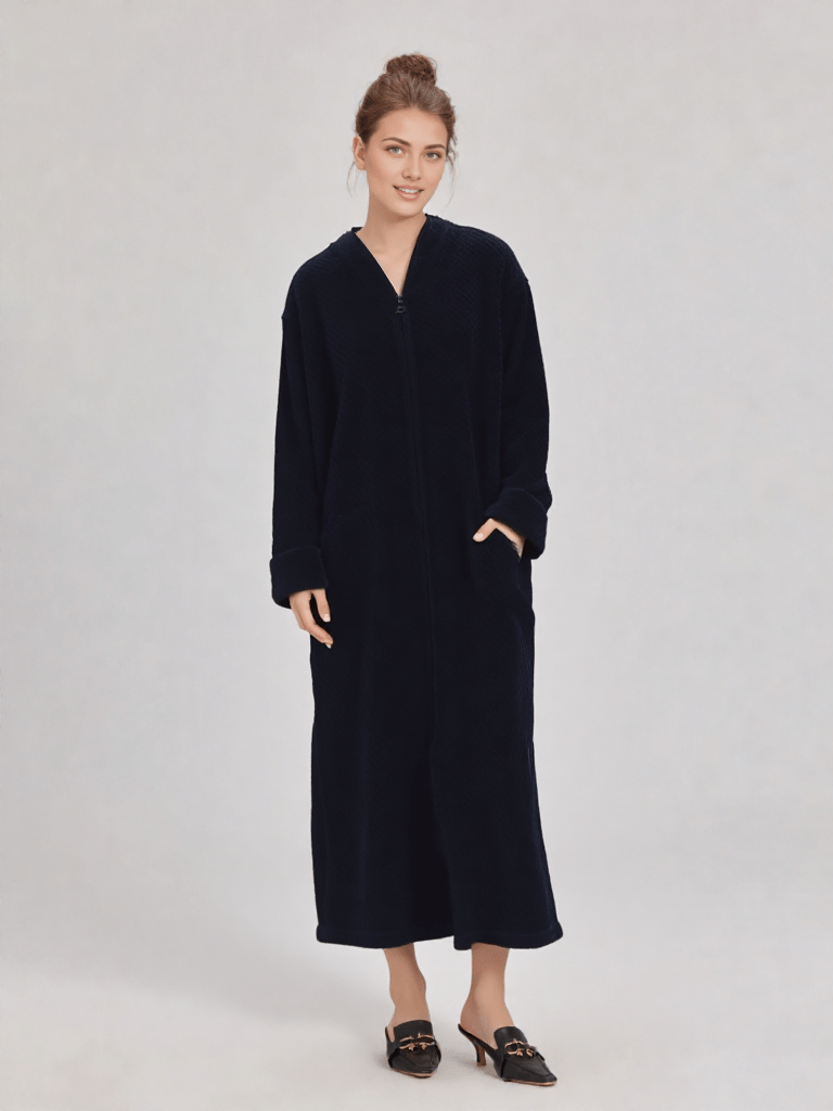 Robe de chambre zippée polaire femme - Ma robe de chambre